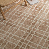 Daisie Rug Studio Brown Bryston Machine Washable Rug