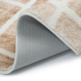 Daisie Rug Studio Brown Bryston Machine Washable Rug