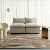 Daisie Rug Studio Brown Tessara Machine Washable Rug