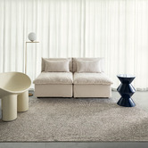 Daisie Rug Studio Dark Grey Eldara Flat-Woven Rug