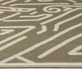 Daisie Rug Studio Green Erinome Machine Washable Indoor/Outdoor Rug