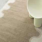 Daisie Rug Studio Beige Pierre Machine Washable Rug