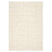 Daisie Rug Studio Cream Welch Machine Washable Rug
