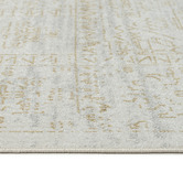 Daisie Rug Studio Cream Astoria Traditional Machine Washable Rug