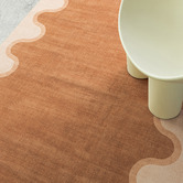 Daisie Rug Studio Terracotta Pierre Machine Washable Rug