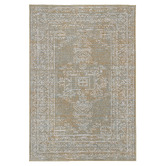 Daisie Rug Studio Grey Corvallis Traditional Machine Washable Rug