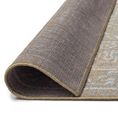 Daisie Rug Studio Grey Corvallis Traditional Machine Washable Rug