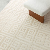 Daisie Rug Studio Cream Hayward Machine Washable Rug