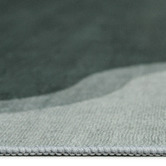 Daisie Rug Studio Dark Green Pierre Machine Washable Rug