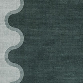 Daisie Rug Studio Dark Green Pierre Machine Washable Rug