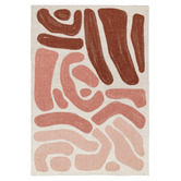 Daisie Rug Studio Pink Morris Machine Washable Rug