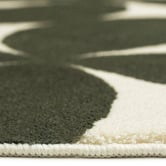 Daisie Rug Studio Green Alure Machine Washable Round Rug