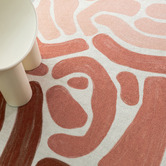 Daisie Rug Studio Pink Morris Machine Washable Rug