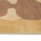 Daisie Rug Studio Brown Getty Machine Washable Rug