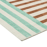 Daisie Rug Studio Green &amp; Brown Madison Machine Washable Rug