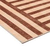 Daisie Rug Studio Peach &amp; Rust Madison Machine Washable Rug