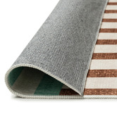 Daisie Rug Studio Green &amp; Brown Madison Machine Washable Rug