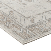 Daisie Rug Studio Grey Roseburg Traditional Machine Washable Rug