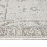 Daisie Rug Studio Grey Roseburg Traditional Machine Washable Rug