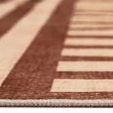 Daisie Rug Studio Peach &amp; Rust Madison Machine Washable Rug
