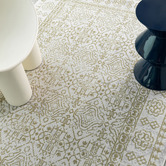 Daisie Rug Studio Cream Oberyn Traditional Machine Washable Rug