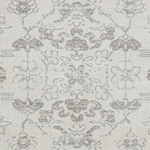 Daisie Rug Studio Grey Roseburg Traditional Machine Washable Rug