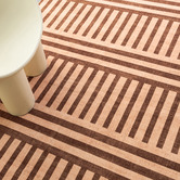 Daisie Rug Studio Peach &amp; Rust Madison Machine Washable Rug