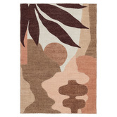 Daisie Rug Studio Burgundy Getty Machine Washable Rug