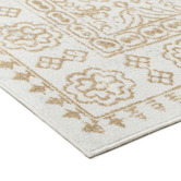 Daisie Rug Studio Cream Oberyn Traditional Machine Washable Rug