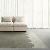 Daisie Rug Studio Green Norris Machine Washable Rug