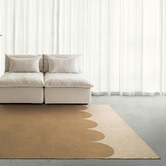 Daisie Rug Studio Beige Norris Machine Washable Rug