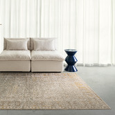 Daisie Rug Studio Grey Oberyn Traditional Machine Washable Rug