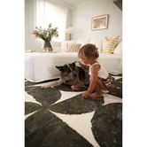 Daisie Rug Studio Green Alure Machine Washable Rug