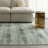 Daisie Rug Studio Green Kallista Machine Washable Rug
