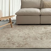 Daisie Rug Studio Cream Kallista Machine Washable Rug