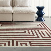 Daisie Rug Studio Brown Pasadena Machine Washable Rug