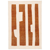 Daisie Rug Studio Rust Yorkville Machine Washable Rug