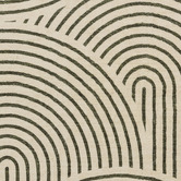 Daisie Rug Studio Green Glendale Machine Washable Rug