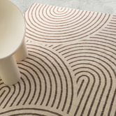 Daisie Rug Studio Brown Glendale Machine Washable Rug