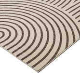 Daisie Rug Studio Brown Glendale Machine Washable Rug
