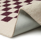 Daisie Rug Studio Burgundy Cordova Machine Washable Rug