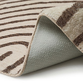 Daisie Rug Studio Brown Glendale Machine Washable Rug