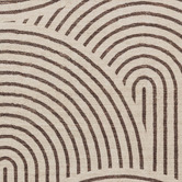 Daisie Rug Studio Brown Glendale Machine Washable Rug