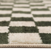 Daisie Rug Studio Green Cordova Machine Washable Rug