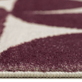 Daisie Rug Studio Burgundy Winslow Machine Washable Rug