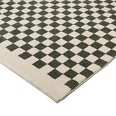 Daisie Rug Studio Green Cordova Machine Washable Rug