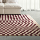 Daisie Rug Studio Burgundy Cordova Machine Washable Rug