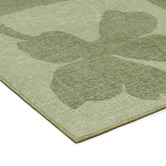 Daisie Rug Studio Green Culver Machine Washable Rug