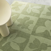 Daisie Rug Studio Green Culver Machine Washable Rug