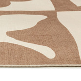 Daisie Rug Studio Brown Culver Machine Washable Rug